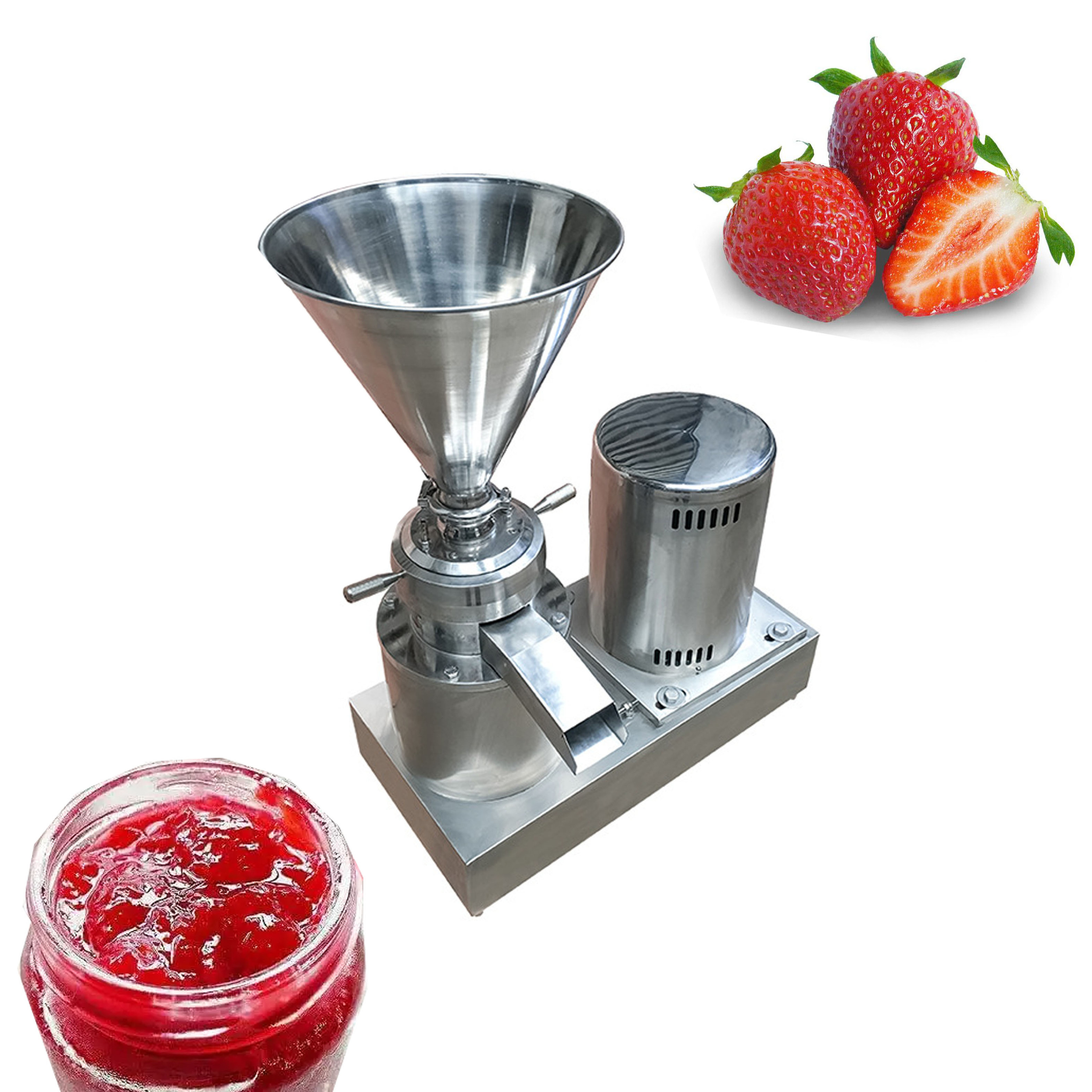 apple strawberry peach tomato avocado jam maker 15kg peanut Grinder Grinding Peanut Shea Almond Butter Making Processing Machine