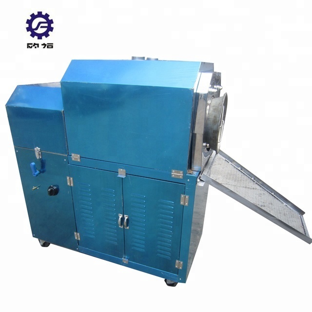 Small grain portable nut seed roasting machine continues peanut baking dried fruit roasting machine chili roaster