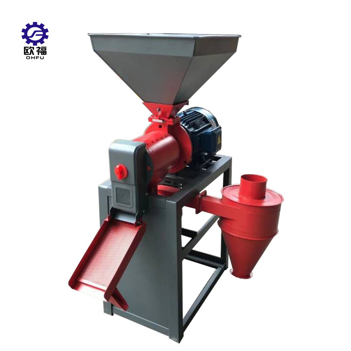 Commercial Rice Milling Machine Mill Rice Husk Making Cracked Corn Machinery for Home Use Rice Miller