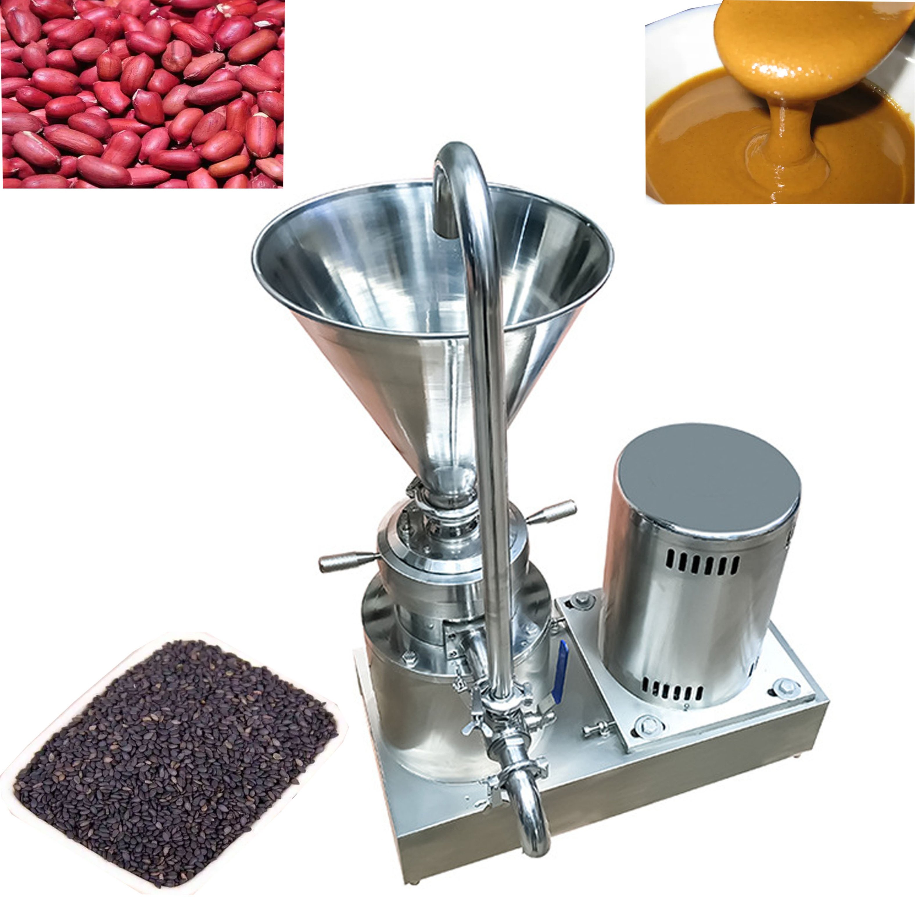 apple strawberry peach tomato avocado jam maker 15kg peanut Grinder Grinding Peanut Shea Almond Butter Making Processing Machine