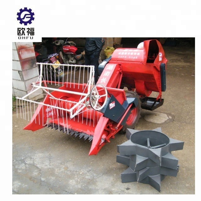 wheat cutter price of rice harvester new style Mini paddy wheat harvesting machine wheat and Rice harvester with Power