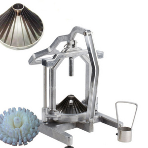 Factory Direct Sale Onion Cutting Machine Blooming Onion Cutter Onion Flower Cutting Machine