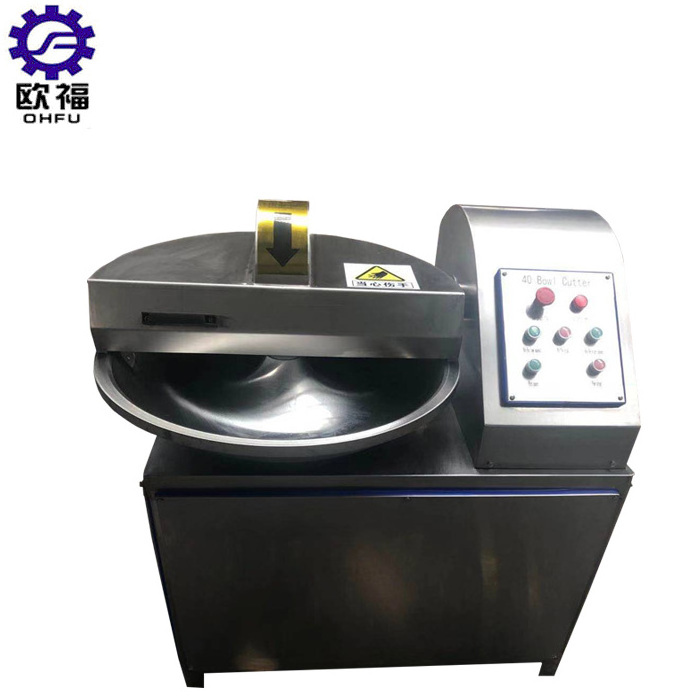 Electric meat bowl cutter 5L small bowl cutter for sausage vegetable dumpling stuffings meat processing meat bowl chopper