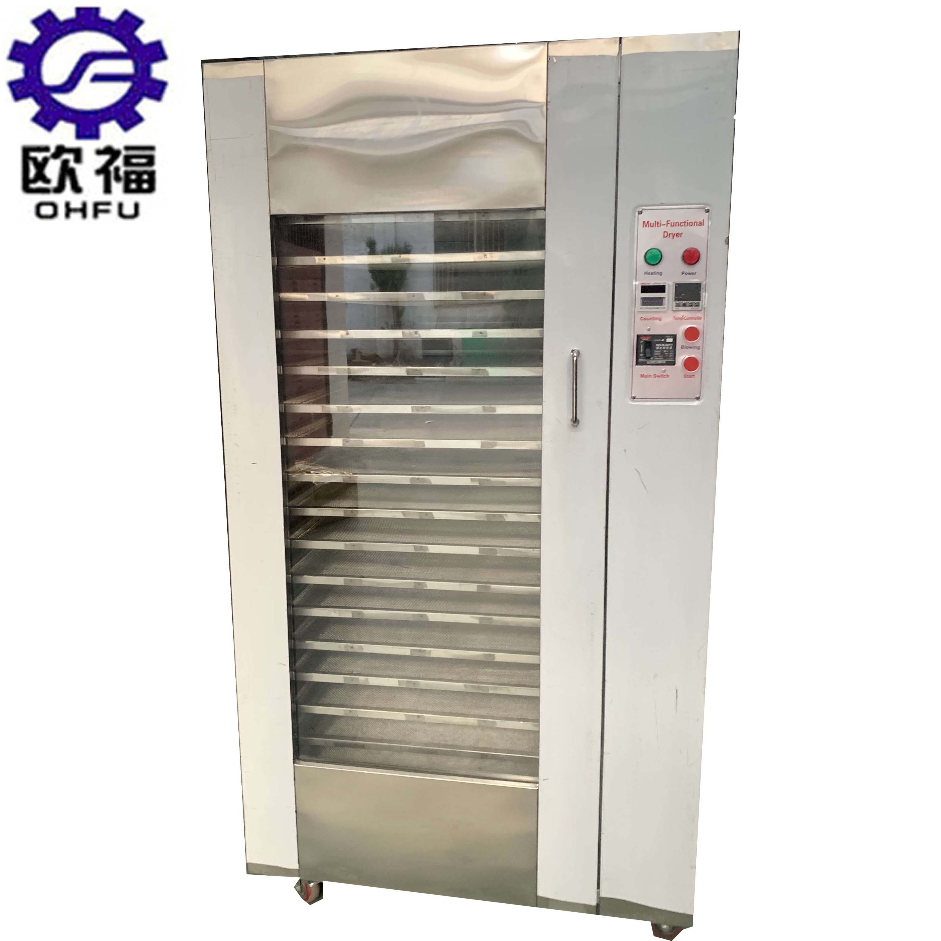 Industrial food dehydrator fruit dryer machine/deshidratador food dehydrator/16 trays food grade food fruit dryer