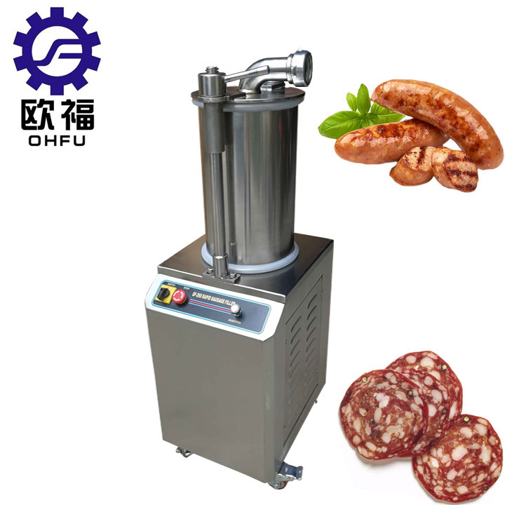 Hydraulic sausage filler making machine/Electric sausage roll maker sausage stuffer