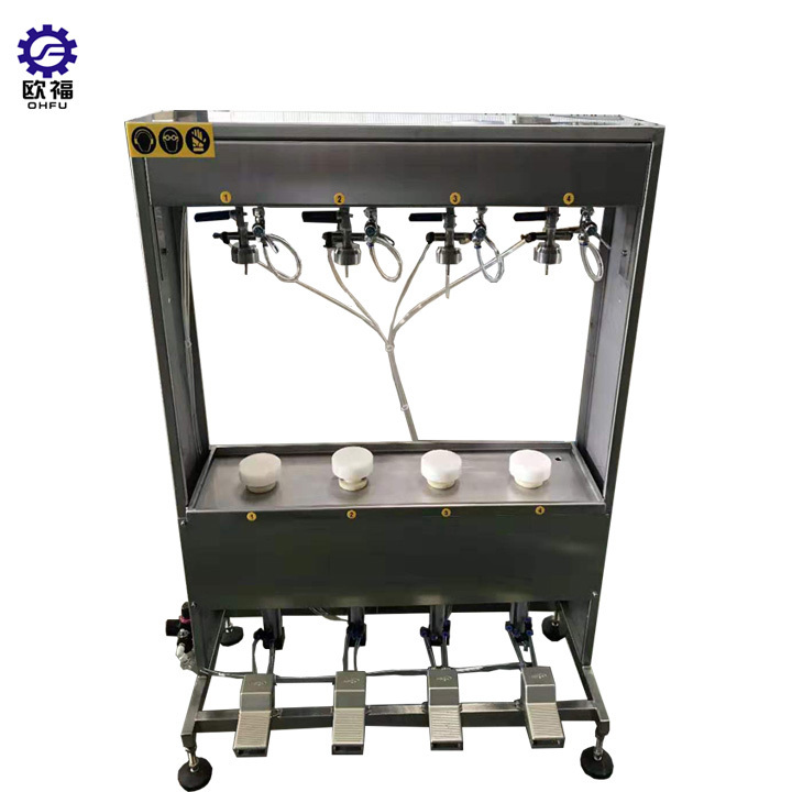 Semi auto beer counter pressure bottle filler can filling machine for carbonated beverage soda water