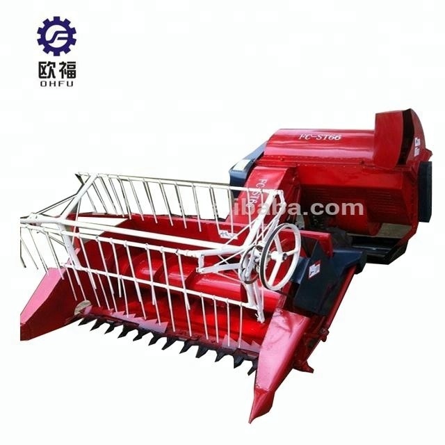 wheat cutter price of rice harvester new style Mini paddy wheat harvesting machine wheat and Rice harvester with Power