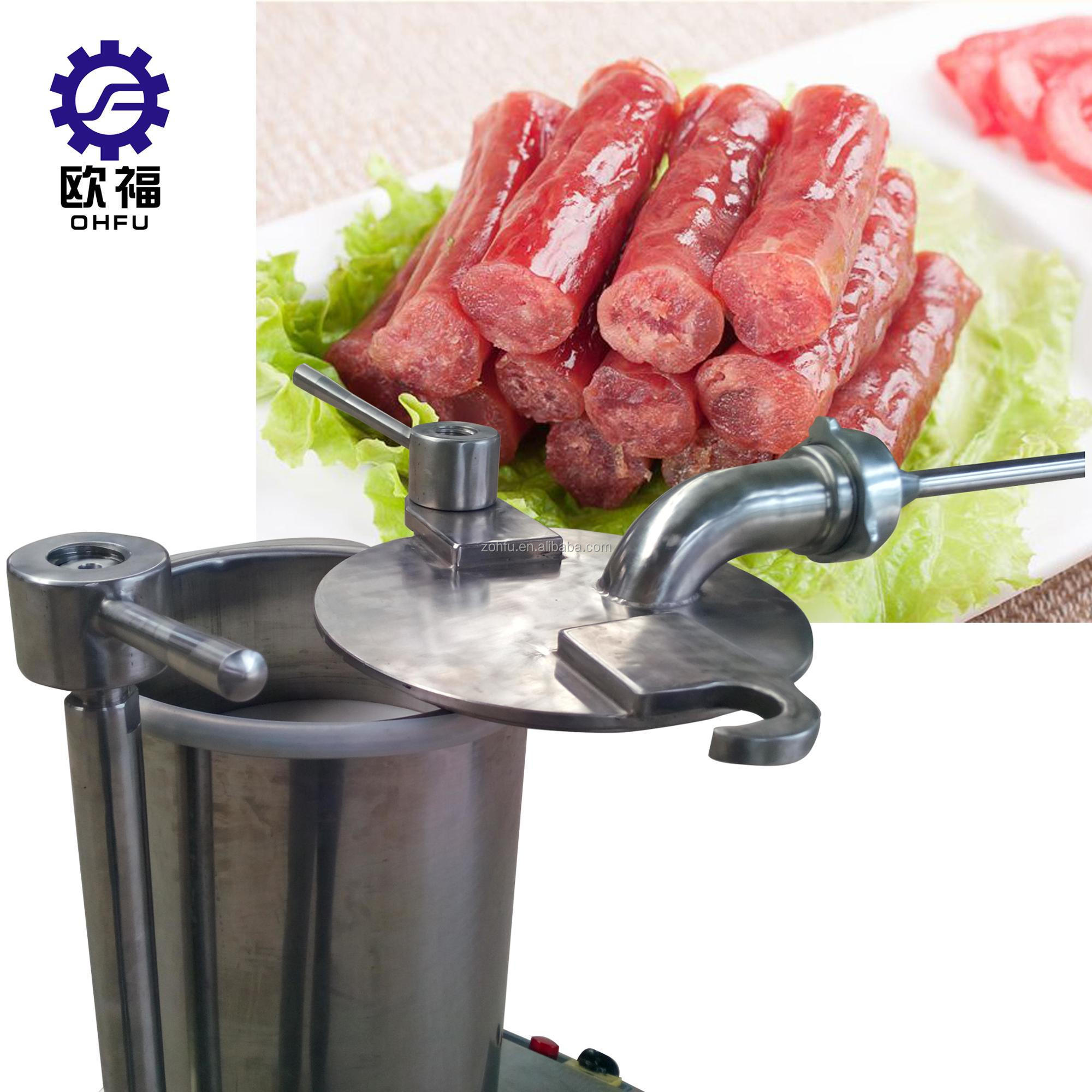 chicken fish filler sausage electric used sausage stuffer/ sausage making machine commercial/ sausage machine maker