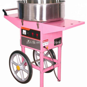 full automatic portable cotton floss candy machine cart commercial for kids