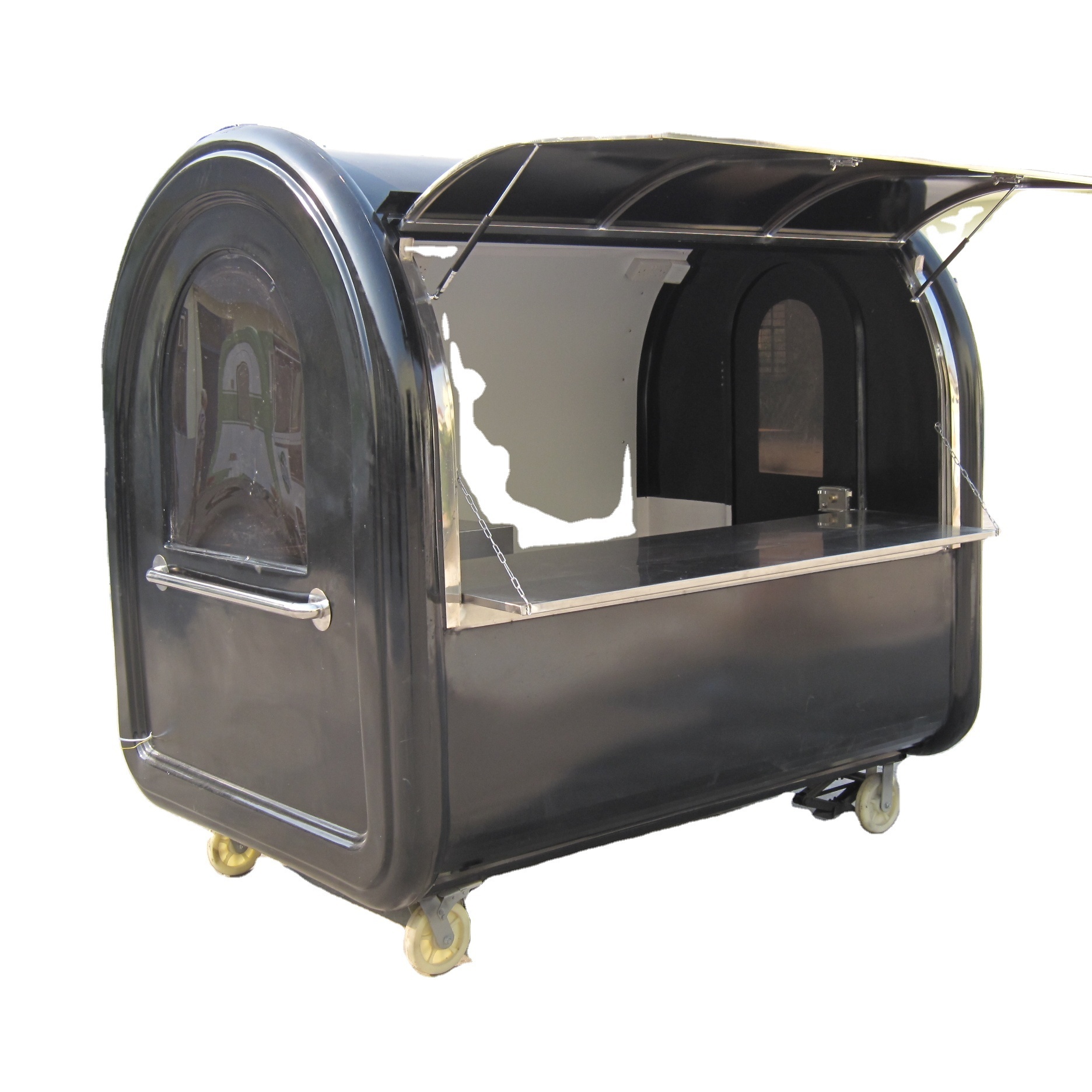 fast breakfast food carts mobile kitchen trailer/coffee hamburgers cart for sale