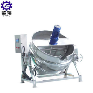 stainless steel pressure cooking kettle high pressure cooking pot /jacketed cooking vat / cookin gpan