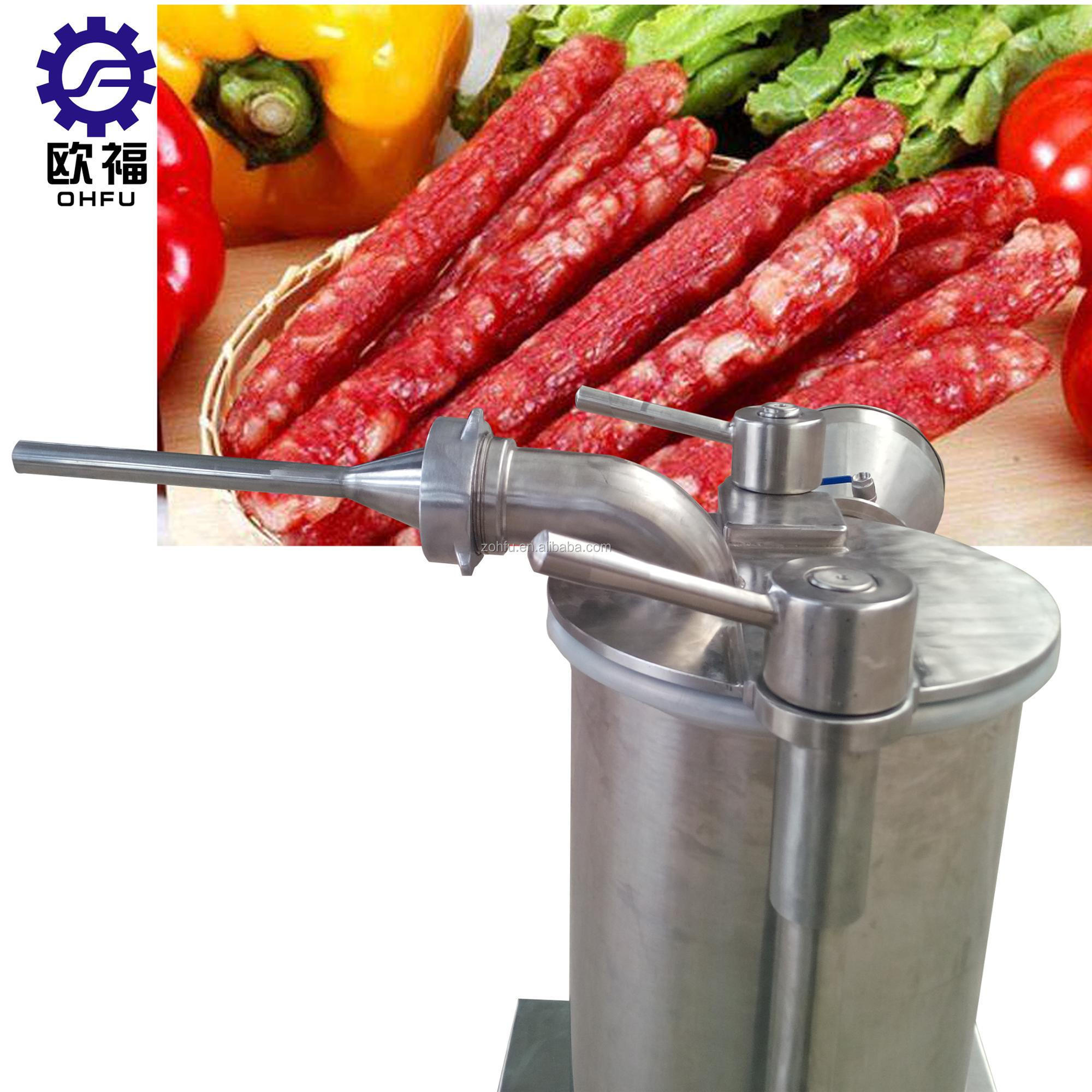 chicken fish filler sausage electric used sausage stuffer/ sausage making machine commercial/ sausage machine maker