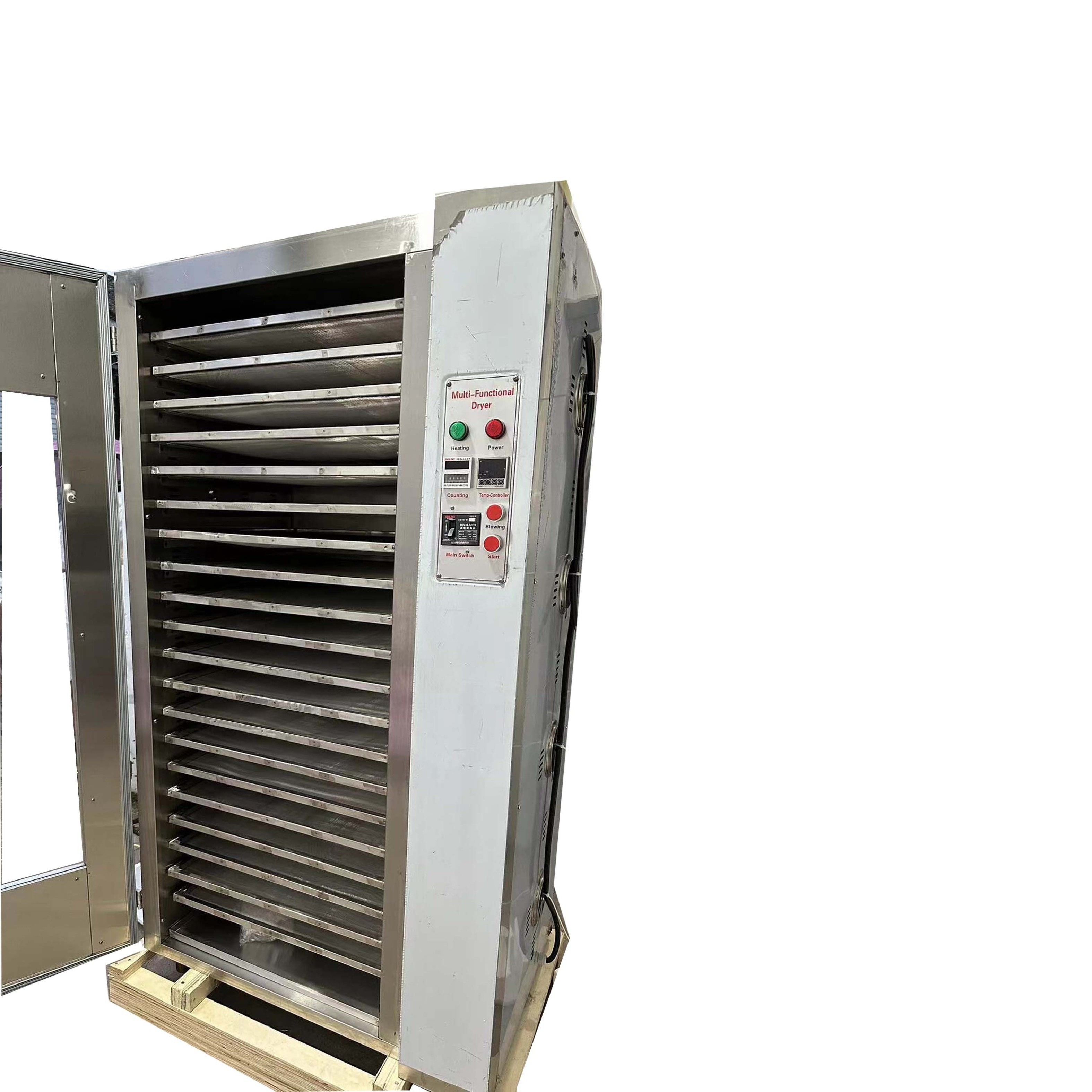 Industrial food dehydrator fruit dryer machine/deshidratador food dehydrator/16 trays food grade food fruit dryer