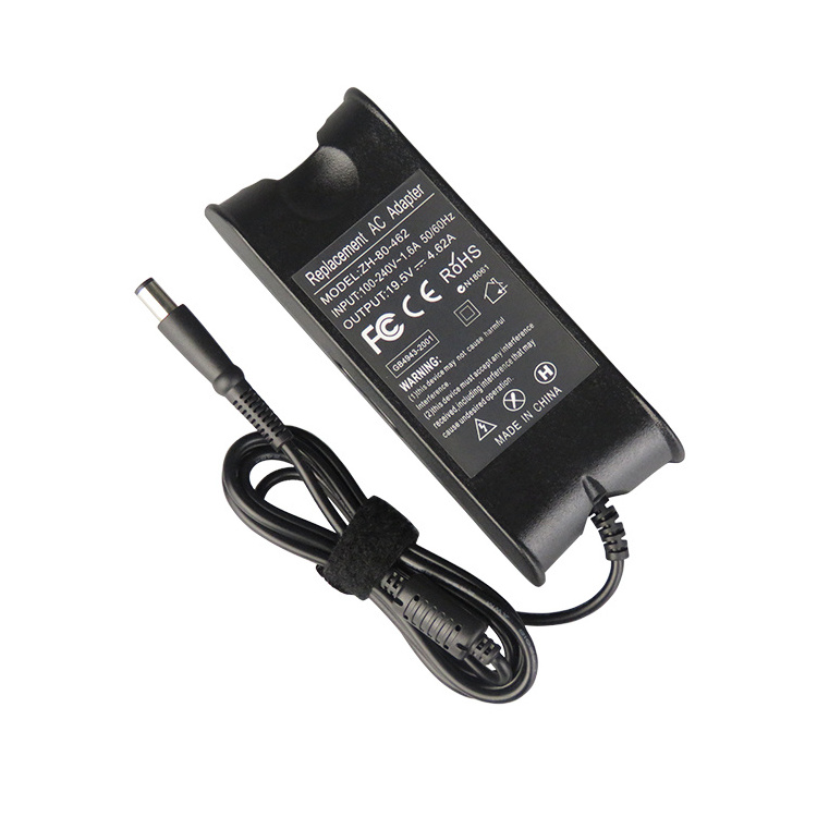 Charger Laptop Parts 19.5V 4.62A 90W DC to AC Laptop Adapter 7.4*5.0mm Tips For Dell PA-10 PA-3E with Safety Mark