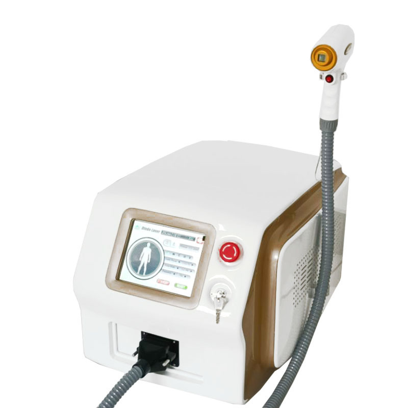 Portable 3 wavelength Diode Laser 755 808 1064 diode laser Hair Removal macro channel  808nm diode laser