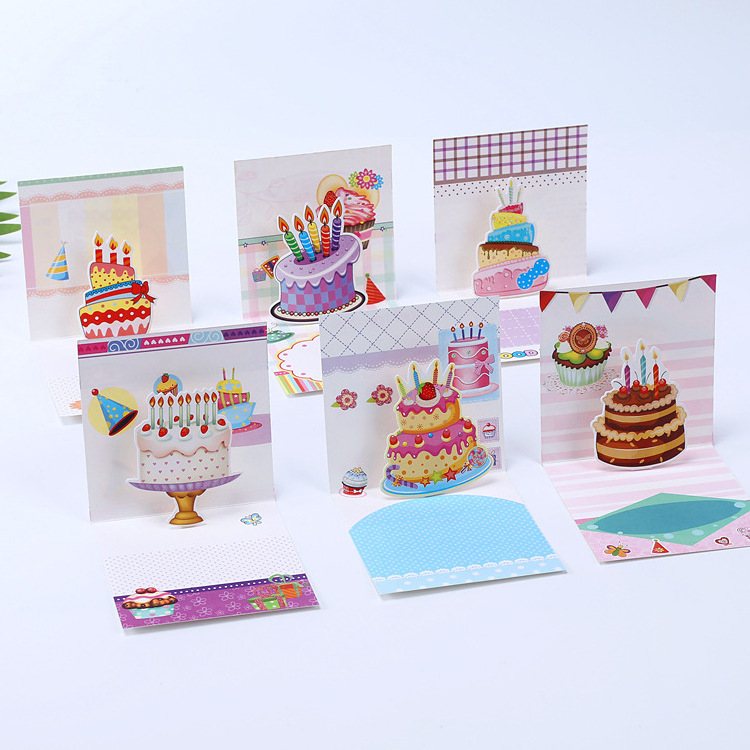 Bulk Funny Customize Birthday Invitation Party Pop Up Personalized White Trendy Birthday Cards