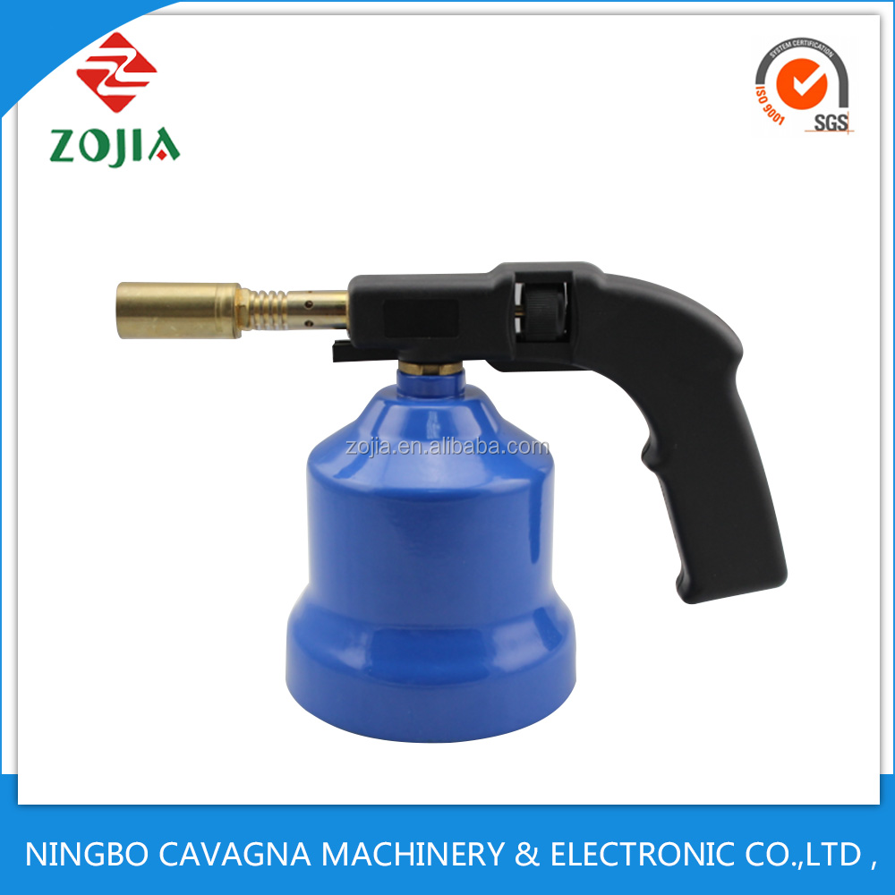 Butane gas torch metal bottle automatic lighter for family and industry used Gas torch lighter ZJ-N01