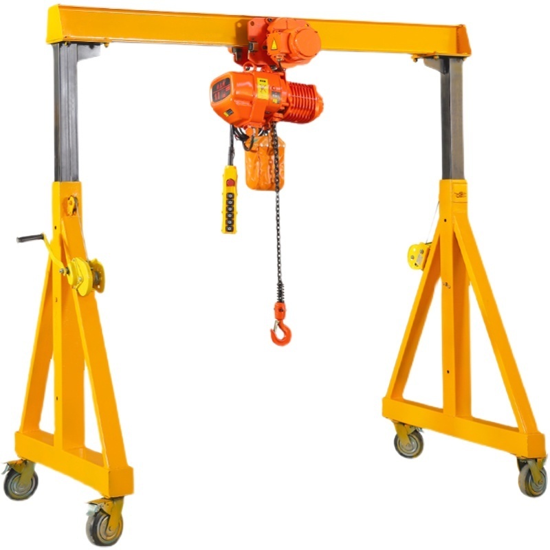 Motor-drive portable gantry crane 0.5 ton 1 ton 2 ton  3 ton 5 ton for sale