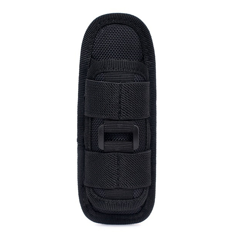 Tactical Flashlight Holster Duty Belt Pouch Outdoor Flashlight Holder for Department Security Belt