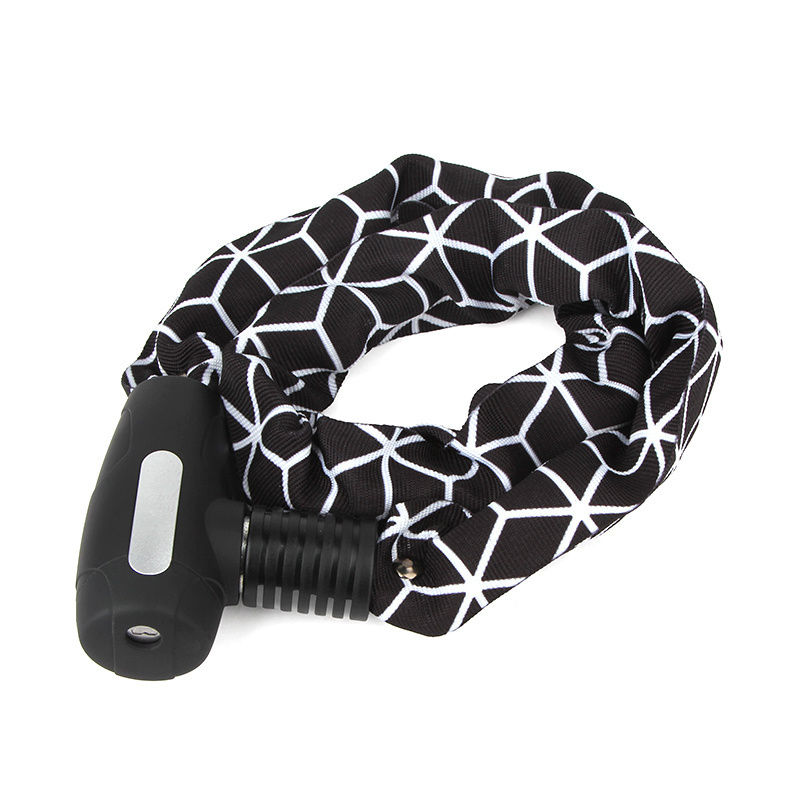 ZOLi anti-theft bicycle Chain lock Motorcycle Lock Reflective Cloth steel Chain Lock 85902-1