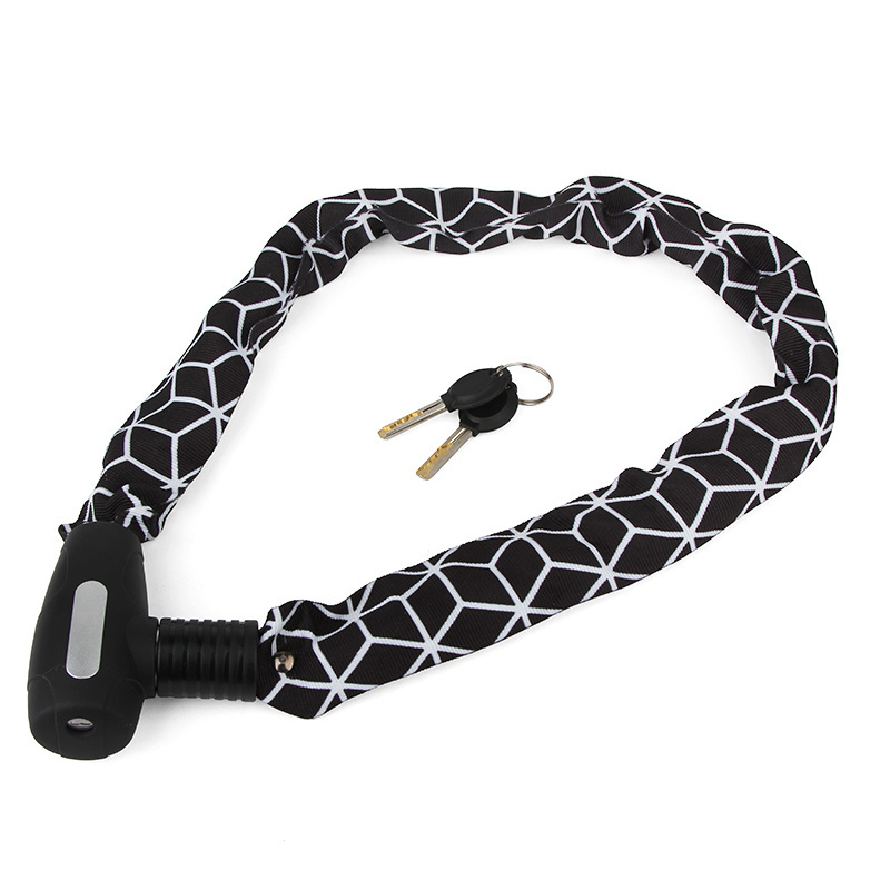 ZOLi anti-theft bicycle Chain lock Motorcycle Lock Reflective Cloth steel Chain Lock 85902-1