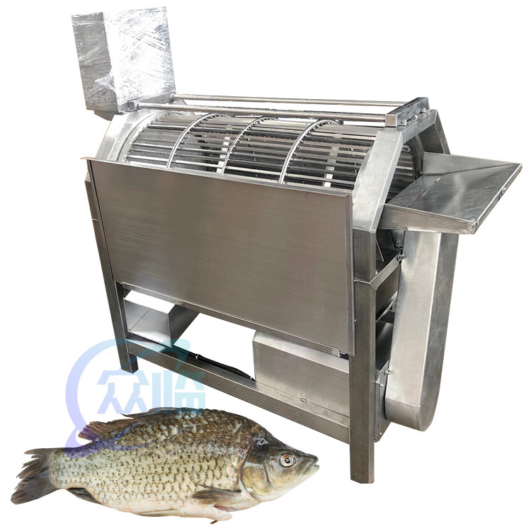 ISO 220V Commercial Fish Scaler Machine , Stainless Steel Fish Gut Remove Machine