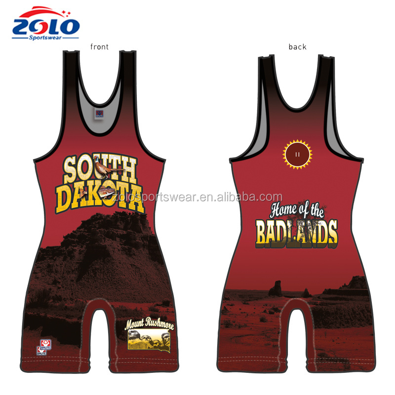 Yellow Cool Cheap Puerto Rico Wrestling Singlets