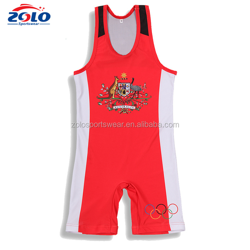 Yellow Cool Cheap Puerto Rico Wrestling Singlets