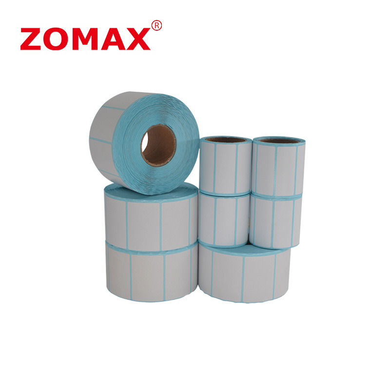 hot sale high quality thermal transfer barcode labels, direct thermal sticker rolls, supermarket price blank labels