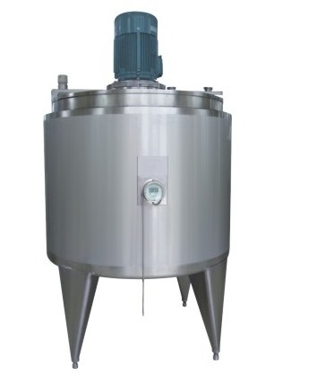 Factory price sanitary customized stainless steel mixing tank with liquid level meter