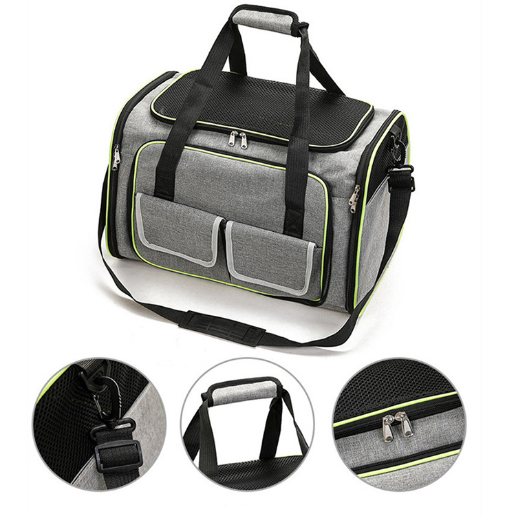 Best Seller Portable Outdoor Foldable Expandable Breathable Cat Dog Pet Carrier