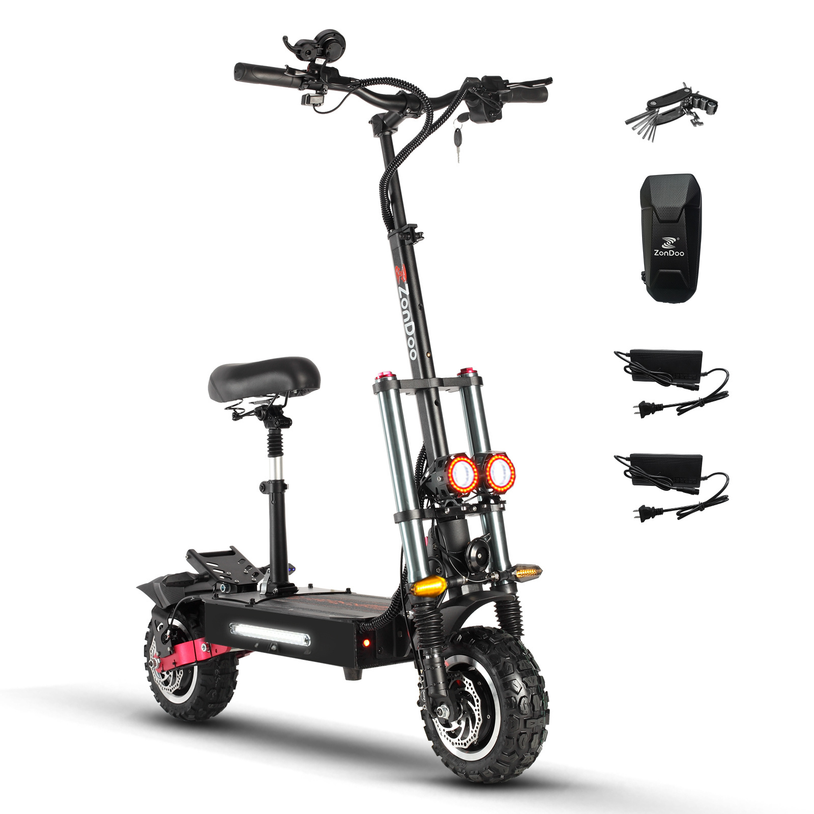 ZonDoo electric scooters for adult high speed 5600w 11inch sports mobility US stock drop shipping off-road scooter factory price