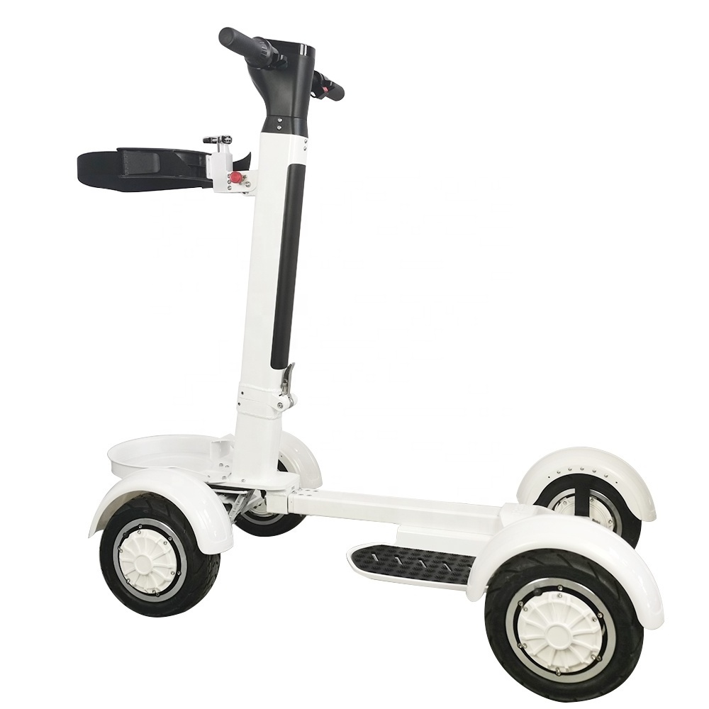 10 inch 1000W DC Motor 4-wheel Golf Electric Scooter Dual Motor White Golf Cart Mobility Electric Golf Trolley Scooter Foldable