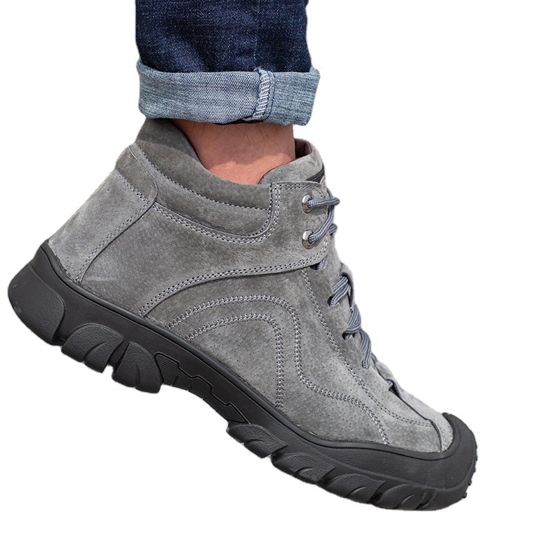 Fall And Winter Style Lightweight Breathable Wide Width Anti Puncture Protection Safety Shoes