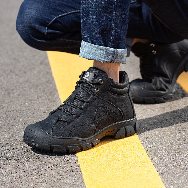 Fall And Winter Style Lightweight Breathable Wide Width Anti Puncture Protection Safety Shoes