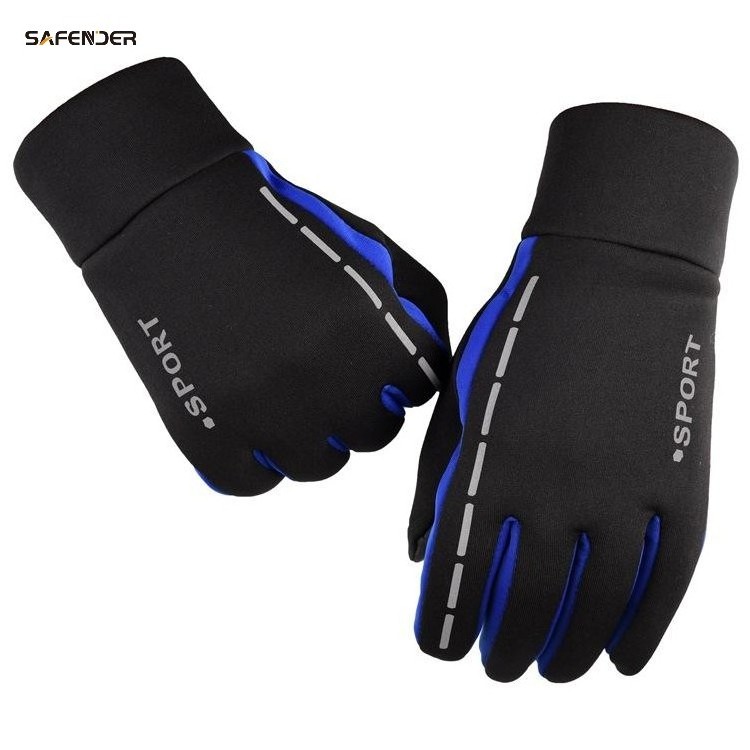 SAFENDER Water Resistant Riding Anti Slip Touch Screen Thermal Hand Safety Gloves