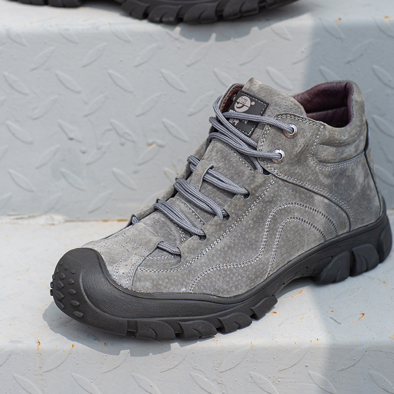 Fall And Winter Style Lightweight Breathable Wide Width Anti Puncture Protection Safety Shoes