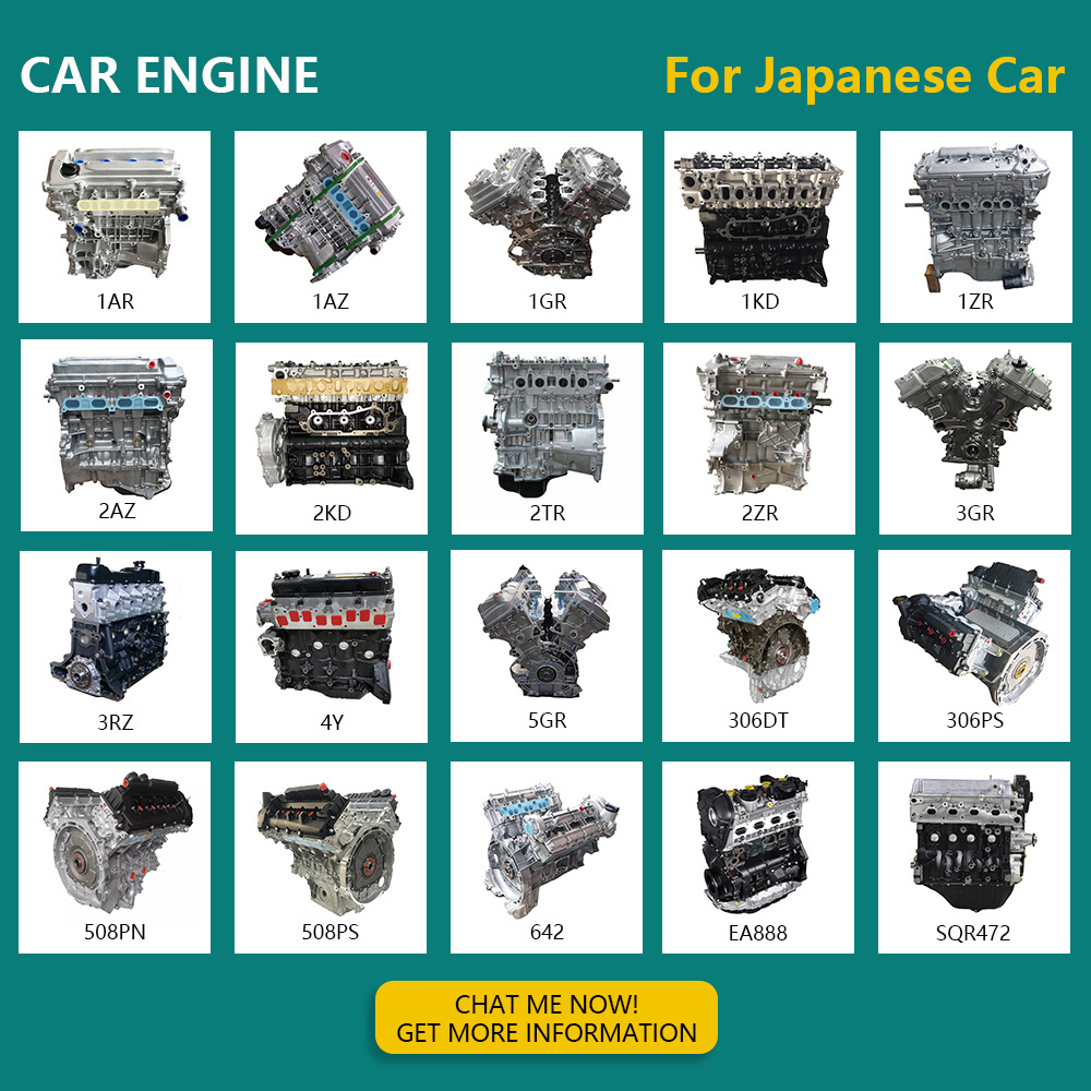 Wholesale Used Engine for Toyota Lexus CT200 Ease Corolla Prius Corolla 1.8L 2.0L 1ZR 2ZR Engine