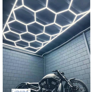 New Design ZT1028 High Quality One Stop Connection Hexagon Garage Light LED Hexagonal Light