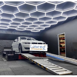 Car Wash Workshop Showroom Hexagon Detailing Auto Beauty Repair Garage Neon Light