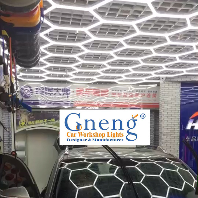 High LightnessTakenow PRO LED handheld Inspection hexagon panel hex led ceiling wall detailing studio poshing workshop light