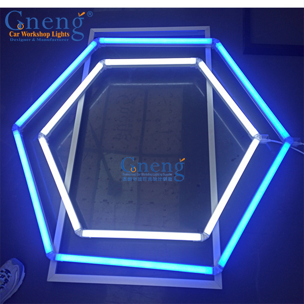 The Customized Led Hexagon Light Modern Ceiling Lights Car Workshop Light