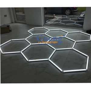 ZTC202 Best Auto Detailing Suppliers Shop Home Garage Commercial System Hex LED Barber Light