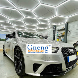 Decoration Car Beauty Hexagonal Basement Gym Warehouse Hex Grid Led Lights