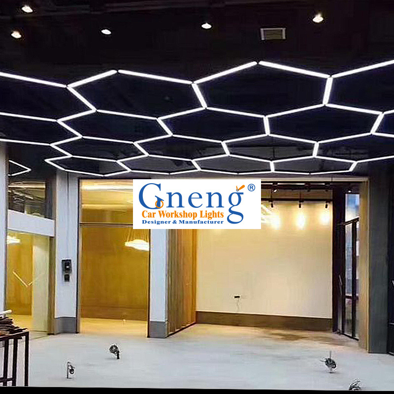 Best Selling Living Room Ceiling Lighting Led Hexagon Gym Office Light