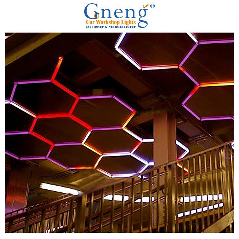 Manufactory One-Step Connection Hexagonal Led Light Rgb Honeycomb Shop Lights