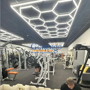 Custom Linear Lights Office Shop Supermarket Hexagonal Led Light Home Gym Light