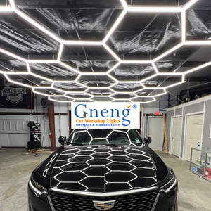 Energy Saving Diy Led Hexagon Honeycomb Car Workshop Garage Light Ceiling Panel