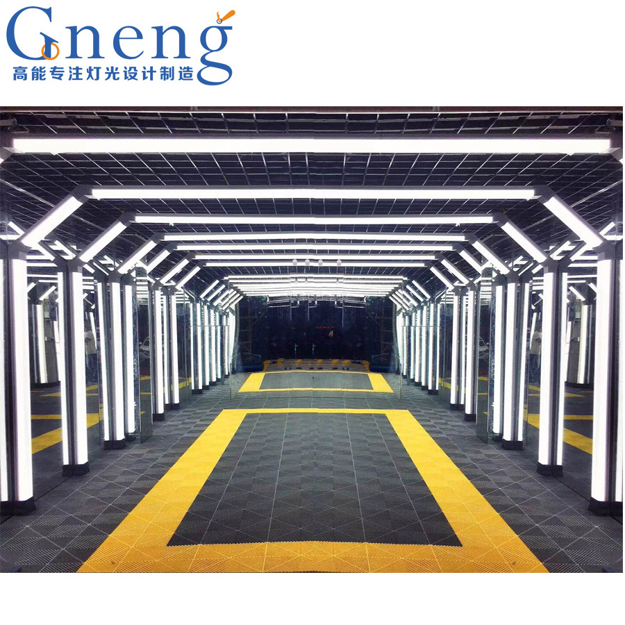 China Popular Custom Made High CRI LED Tunnel Light ZG/E1009 One-step Connection LED Batten Light Garage Lamp