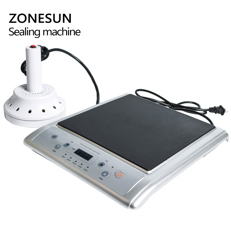 ZONESUN GLF-500L Microcomputer Hand-held Electromagnetic Induction Aluminum Foil Cap Sealing Machine Continuous Induction Sealer